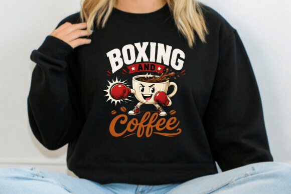 Boxing and Coffee PNG Design for Creative Projects