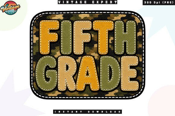 Evaluating the Fifth Grade Military Camo Patchwork PNG for School Apparel and Digital Projects