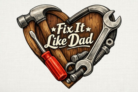 Evaluating the Fix It Like Dad Tool PNG for Print-on-Demand Projects
