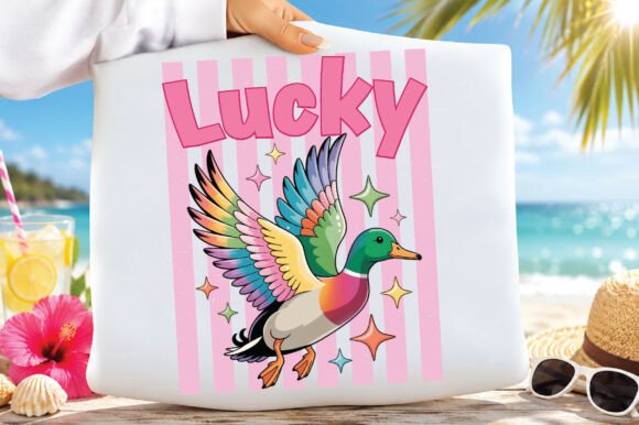 Evaluating the Lucky Duck Retro Sublimation PNG for Creative Projects