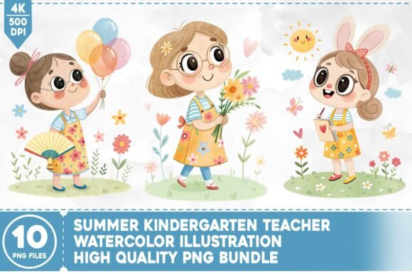 Summer Kindergarten Teacher: Evaluating Digital Assets for Seasonal Educational Products