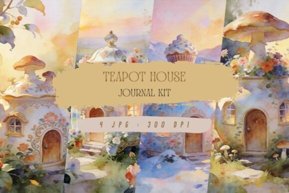 Transform Your Creative Projects with the Teapot House Journal Kit: A Guide to Digital Junk Journaling